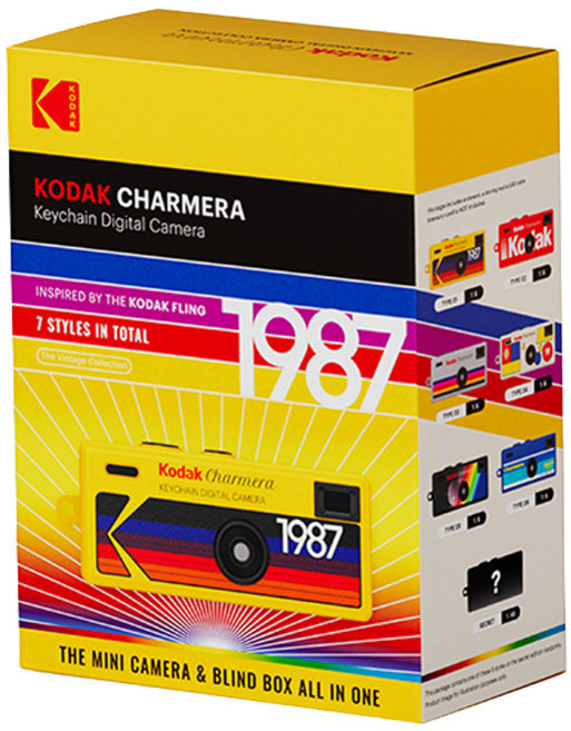 Kodak Charmera 鑰匙圈數位相機 盲盒 1987復古設計