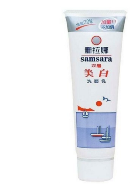 姍拉娜 samsara 雙層洗面乳 120g (增量20%), 1入