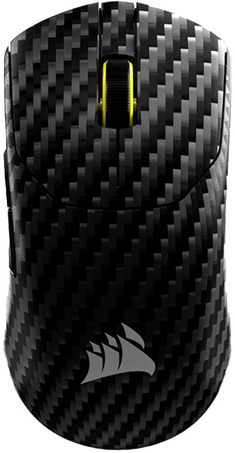 Corsair 海盜船 SABRE V2 Pro 聖劍 無線電競滑鼠 三模連線 對稱設計 8K輪詢率 電競滑鼠 8K滑鼠, 黑色, 主商品+送素面鼠墊
