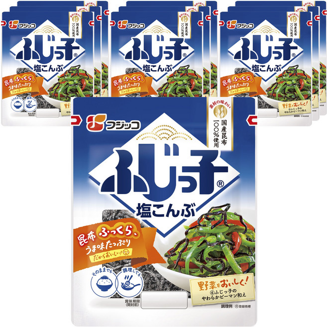 FUJICCO 鹽漬昆布, 28g, 10個