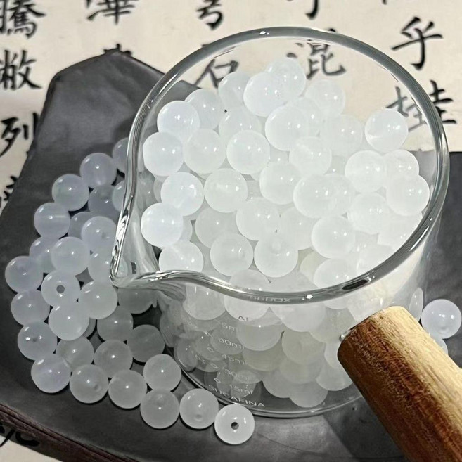 新中式珠子琉璃圓珠散珠手工串珠手串手作手鍊配件材料 副廠商品
