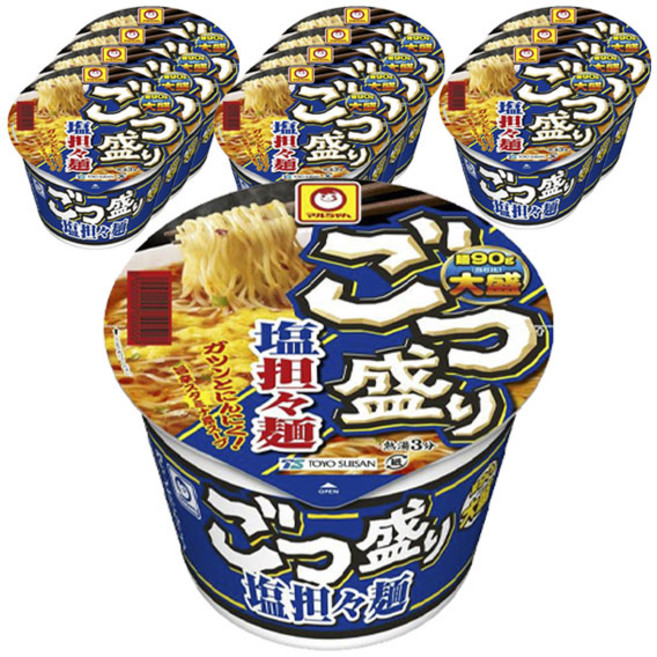 Maruchan 鹽味擔擔麵 香蒜辣椒風味, 112g, 12入