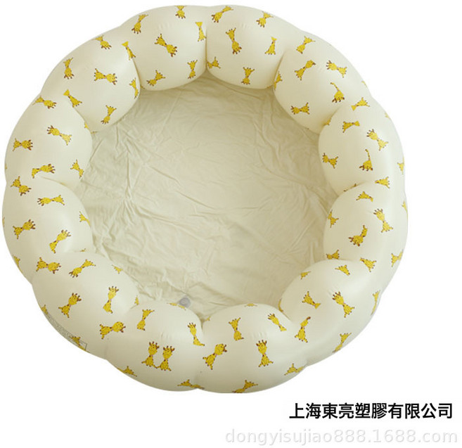 HYLSS 圓形充氣泳池 加厚花瓣造型 海洋球池, 1個, 如圖