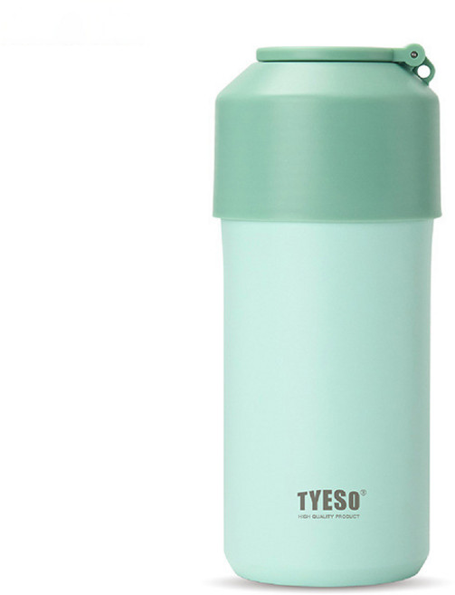 TYESO保溫杯, 綠色, 850ml, 1個