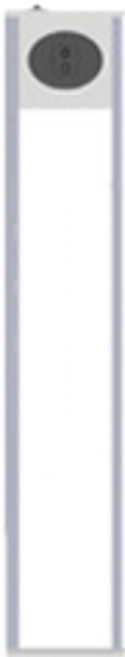 【可無極調光 手掃款】無極調光智能手掃感應燈(20cm/40cm) LED感應燈/紅外線感應燈/櫥櫃燈/磁吸感應燈/USB充電, 手掃感應燈白光-20cm, 1個