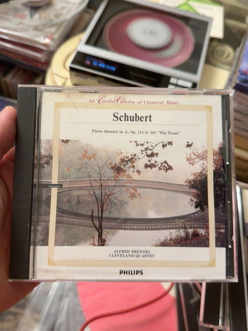 Philips Schubert 鋼琴五重奏《鱒魚》 Op.114 D.667 阿爾弗雷德布倫德爾 / 克里夫蘭弦樂四重奏, 1個