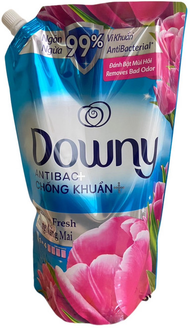 DOWNY 柔軟精補充包 藍色陽光 1.5L, 1個, 藍色陽