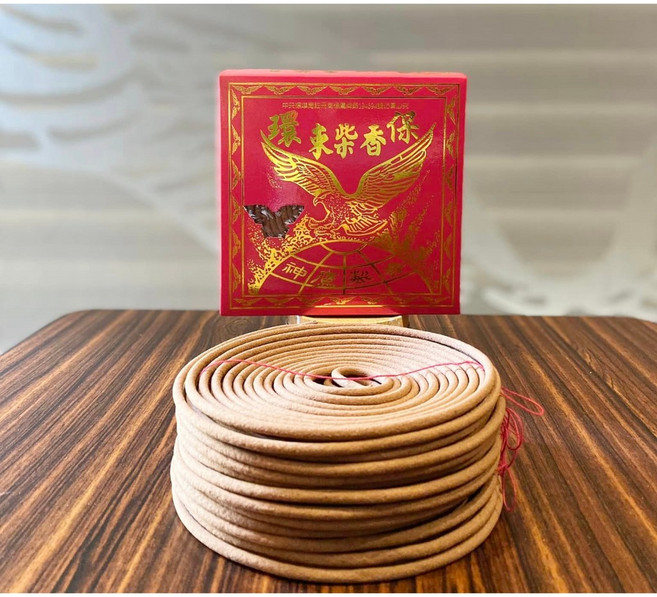 環保微煙 新山檀香*束柴香環 24小時環香, 1個