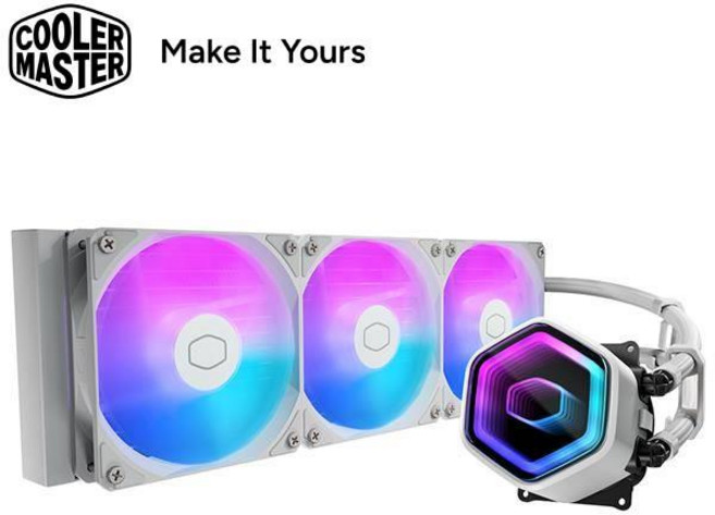 Cooler Master ML 360 Core II ARGB 白色版 水冷散熱器, 1個, 其它