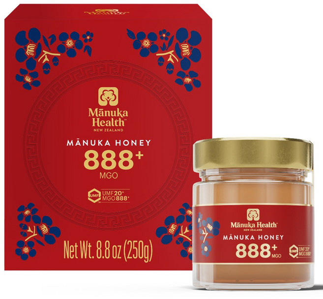 Manuka Health 蜂蜜 UMF 20+ MGO 888+, 1個, 250g