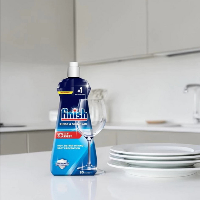 Finish 洗碗機光潔劑 英國版 400ml, 1個, 原味
