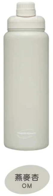 ThermoCafe 凱菲不鏽鋼真空保溫瓶, 1個, 890ml, 燕麥杏