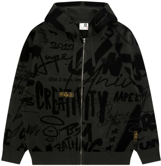 에이프바이베이프 후드 집업