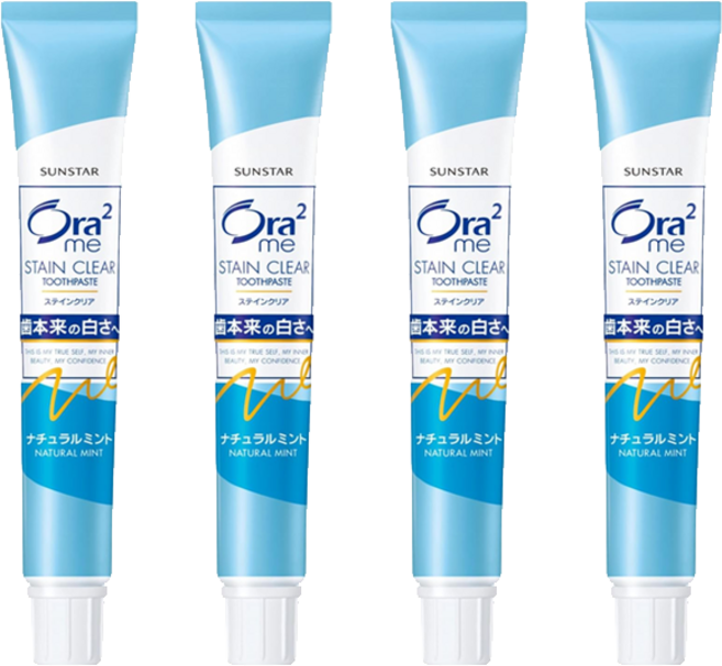 Ora2 me 淨白無瑕牙膏 旅行規格 薄荷香 原裝, 20g, 4個