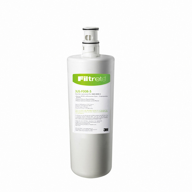 3M 公司貨 S008 淨水器專用替換濾心 3US-F008-5, 1個