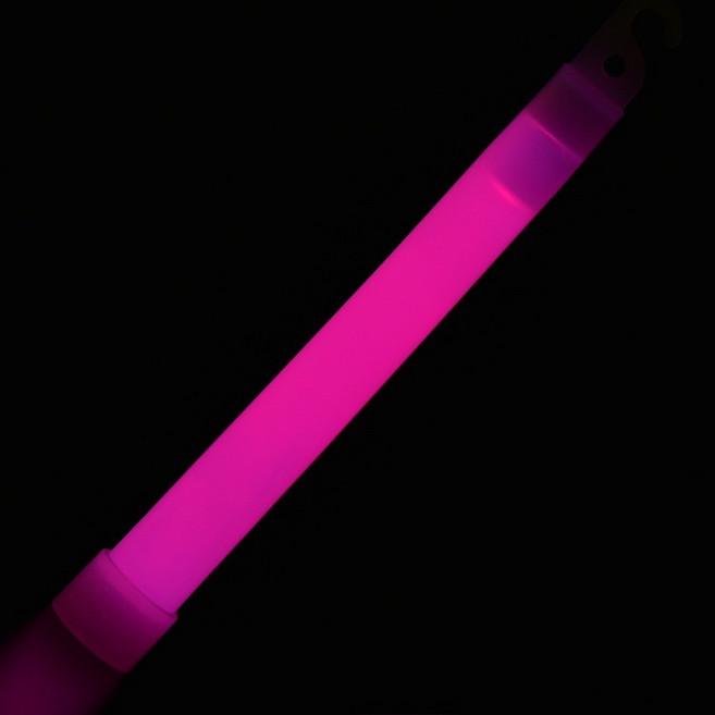 THE GLO-STICKS 掛鉤螢光棒 應急照明 戶外安全必備, 粉紅, 1個