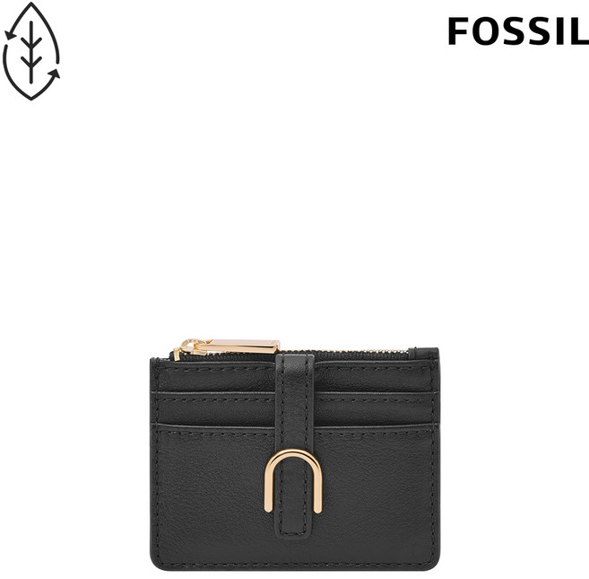 FOSSIL Vada 真皮拉鍊卡夾
