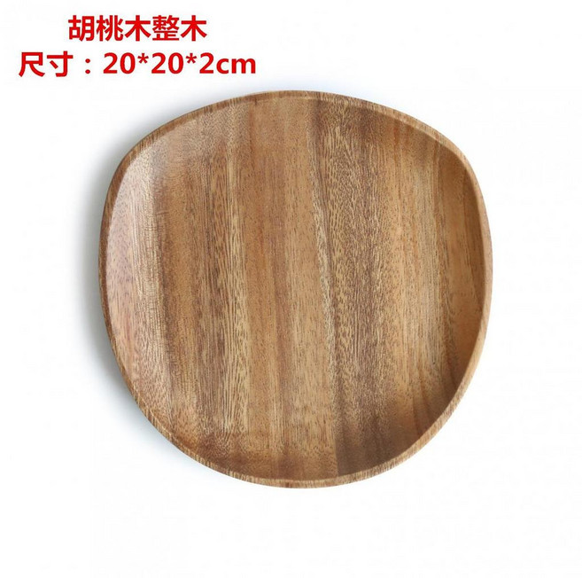 good 茶盤實木托盤相思木乾果點心盤, 南美胡桃木, 1個