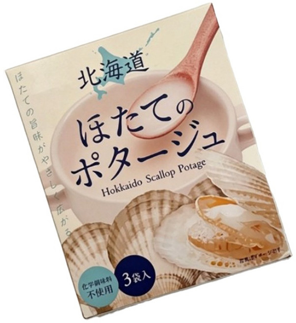 GREENS KITAMI 北海道扇貝濃湯 3入, 1個, 60g