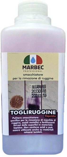 MARBEC 專業級石材表面去鏽清潔劑, 1個, 500ml