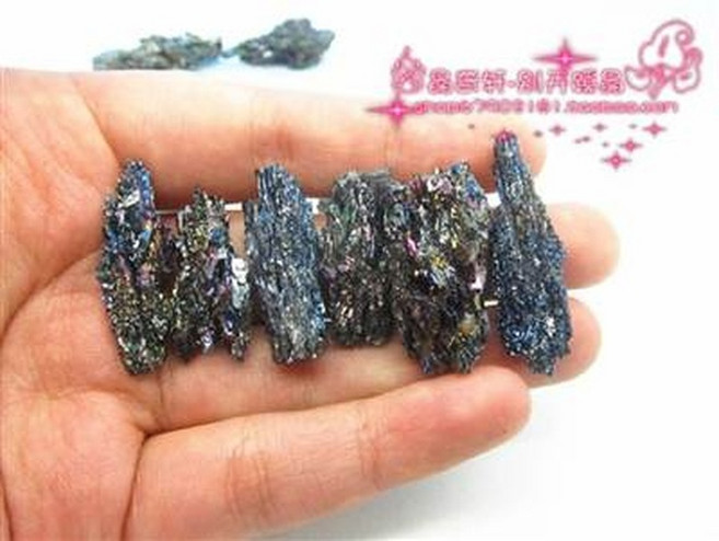 天然水晶 礦石 彩虹金屬光澤