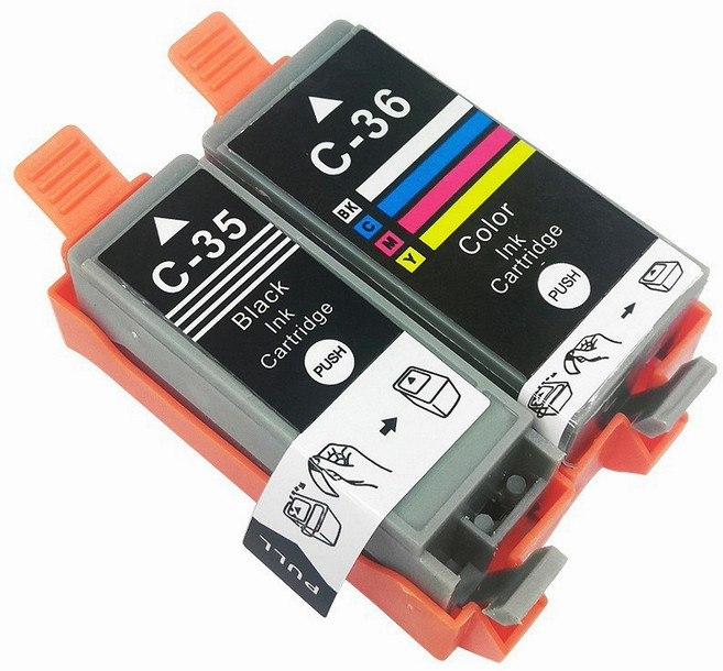 Canon 墨水匣 - iP100 iP110 系列適用, 1套(PGI35+ CLI36), 1套