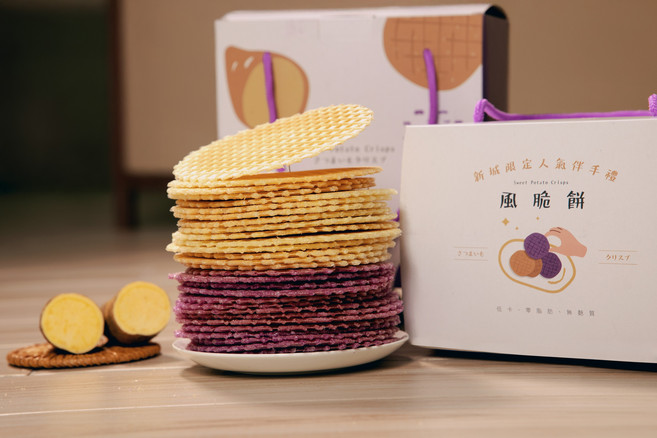 地瓜風脆餅 低卡零脂肪無麩質, 1.5kg, 1箱