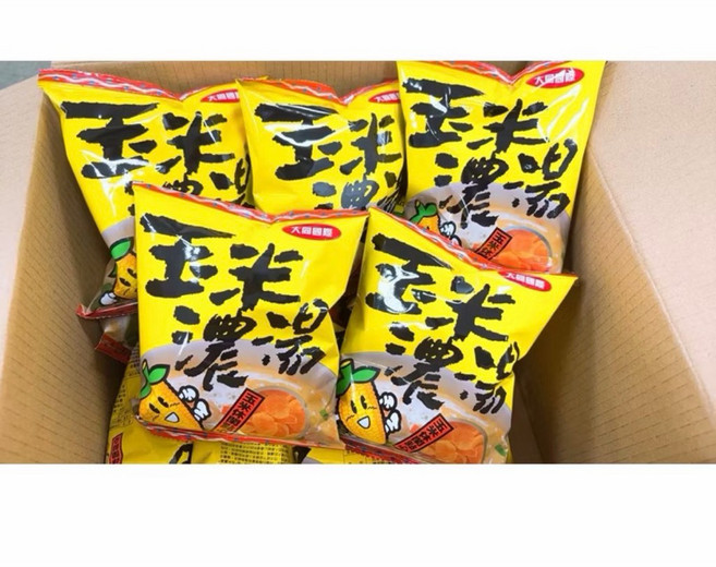 華元 真魷味 魷魚零食, 1個, 玉米濃湯