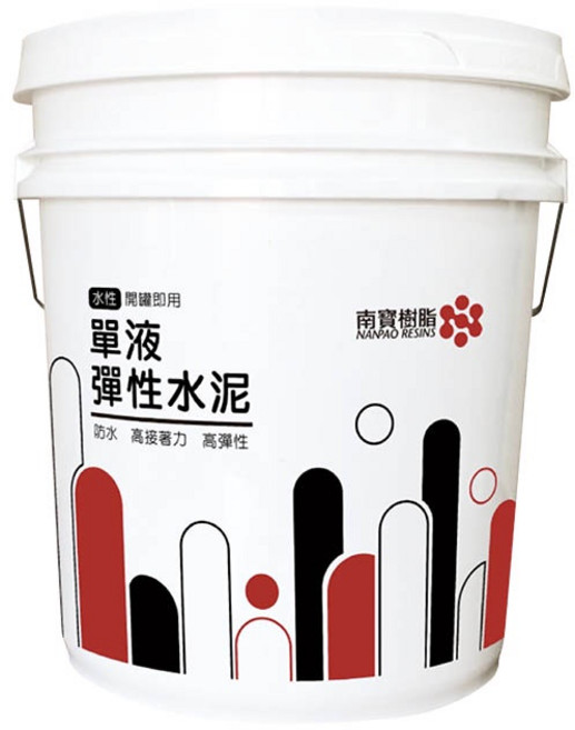 南寶 M363 單液彈性水泥 防水, 5加侖裝_單液彈泥, 1個, 18.9L