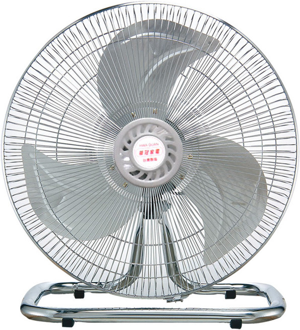 華冠18吋鋁葉桌扇 工業扇立扇兩用 強勁風力 安靜穩定 電風扇/風扇, 詳見包裝, 銀色, FT-187