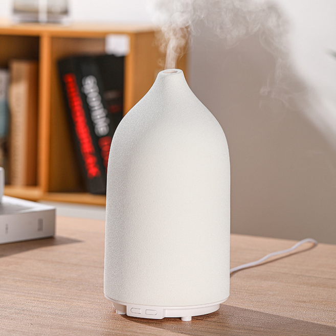 HYLSS 超聲波香薰加濕器500ml桌面擴香機, 如圖所示, 白色(6865)