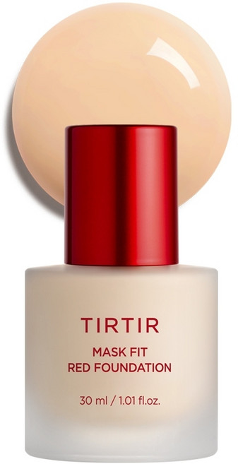 TIRTIR 光彩防曬粉底液 30ml 持妝不脫妝, 21N 經典象牙 Ivory, 1個