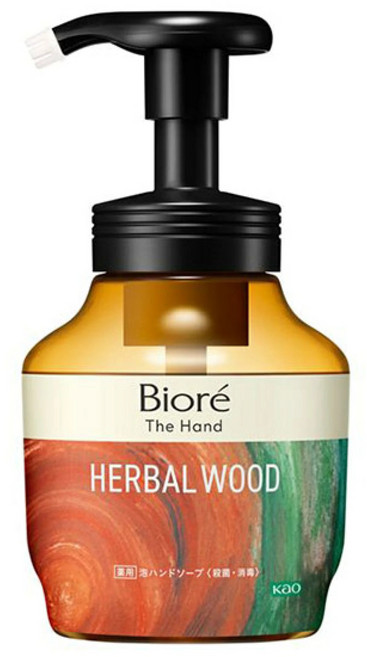Biore The Hand 草本木質香氛洗手慕斯 溫和清潔保濕 280g, 1件