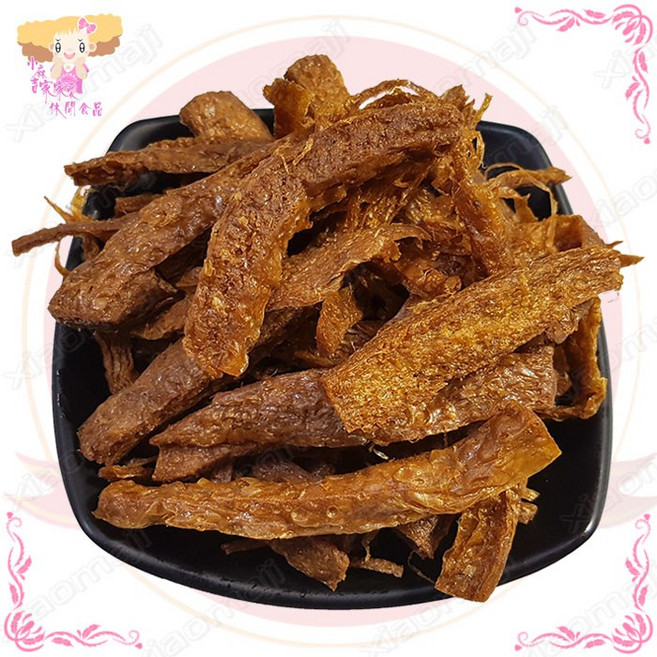小麻吉家家愛 素蹄筋(全素) 素肉干 素肉條, 400g, 1個