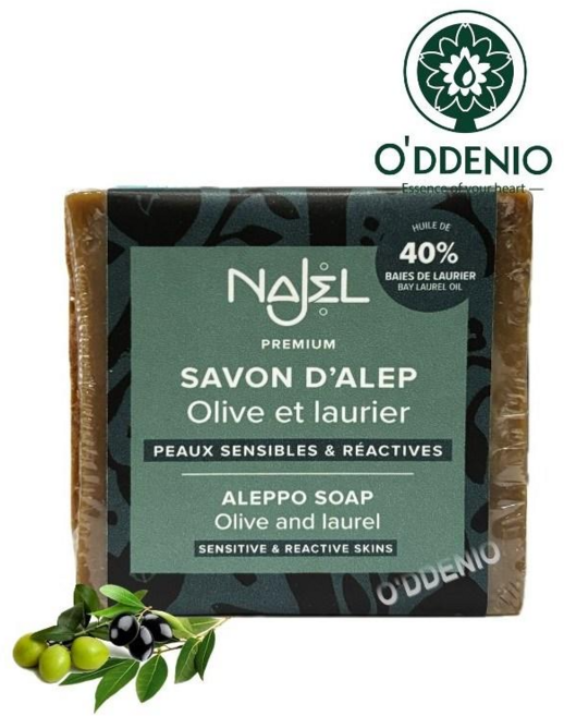 Najel 40%月桂油60%橄欖油 阿勒坡手工古皂, 185g, 1個