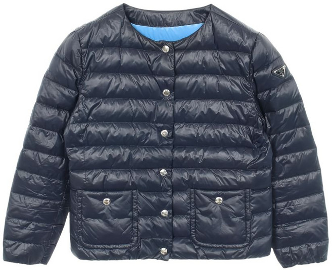 프라다 중고 2000's 로고 장식 패딩 재킷