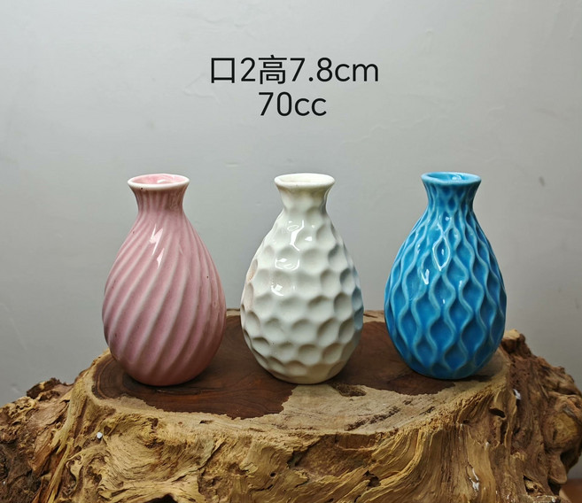 景德鎮 白陶 手作小陶瓶 迷你花瓶, 商品主圖, 1個