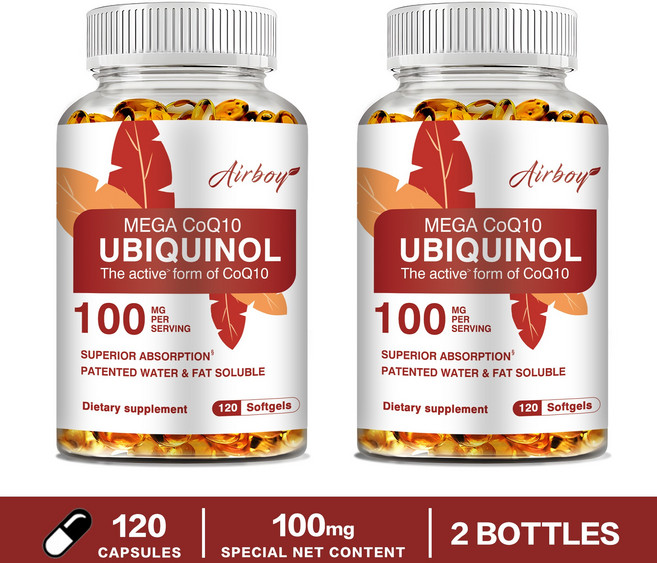 Airboy MEGA CoQ10 輔酵素Q10 100mg 軟膠囊, 240組