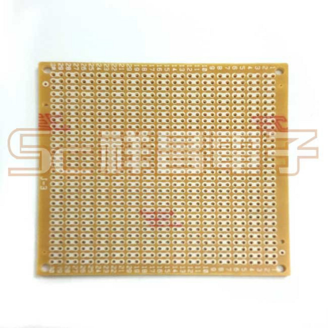 J-3 萬用板 (900孔) 單面銅箔電路板 80x95mm, 1個