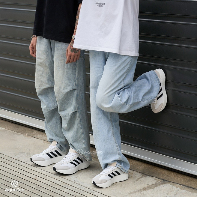 Adidas City RNR 復古麂皮厚底運動跑鞋