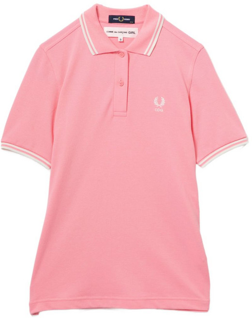 꼼데가르송걸 반소매 폴로 셔츠