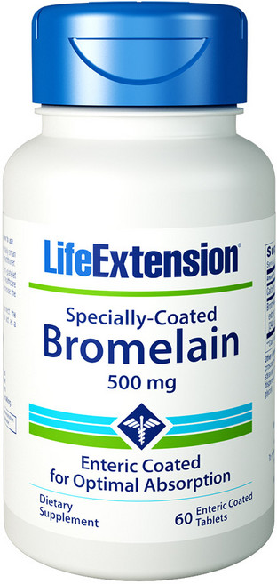 LIFE EXTENSION 鳳梨酵素錠 500mg, 60顆, 1罐