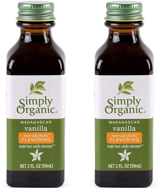 Simply Organic 馬達加斯加香草精, 2個, 59ml