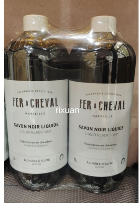 FER A CHEVAL 法拉夏 多用途黑皂液 1公升X2入, 1個, 分購1罐價-薰衣草黑皂液