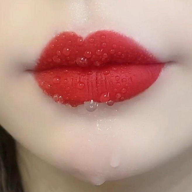 생기 가득 쌩얼 립스틱 각질부각 없는 촉촉한 매트 립펜슬 MLBB 시나몬 토마토 다홍 지속력 좋은 틴트, 퀸즈 레드, 1개