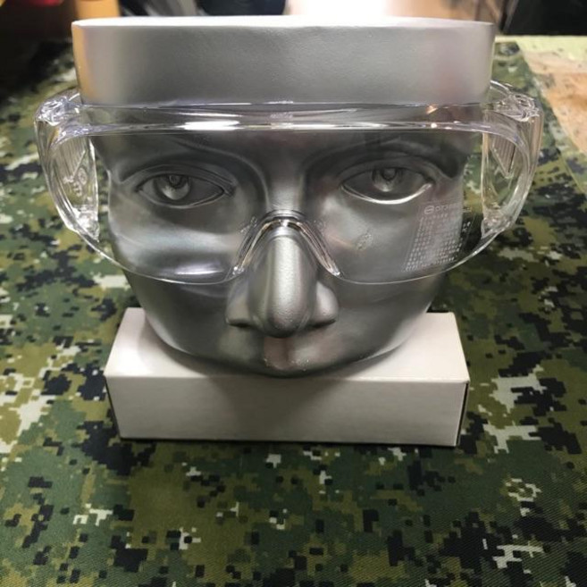 透明防護眼鏡, 透明, 1個