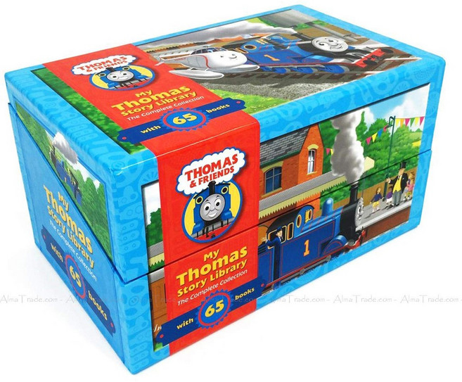 My Thomas Story Library 完整收藏 (65本平裝小書 附書盒) 盒裝, 詳見詳細資訊
