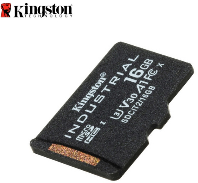 Kingston 金士頓 INDUSTRIAL 16G microSDHC U3 V30 工業高耐用 TF卡, 1個