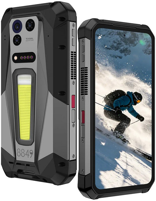 8849 TANK5 5G三防手機 6.73吋 AMOLED 17600mAh 投影機, 黑色, 512GB