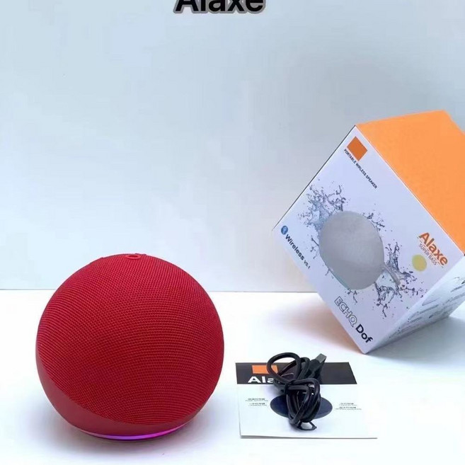 Alaxe 藍芽音箱 重低音, Alaxe紅色 標準版, 1